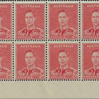 King George VI, Australia 1938 - 1942 2d ACSC 1343s