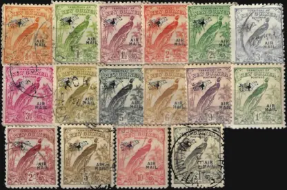 Bird of Paradise, New Guinea 1932 - 34 ½d - £1 SG 190 - 203