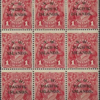 King George V, N. W. Pacific Islands 1915 1d SG 67b