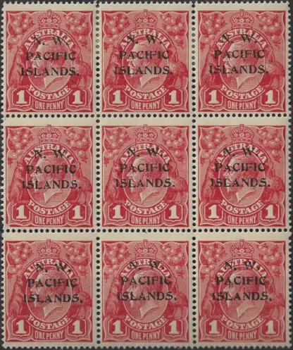 King George V, N. W. Pacific Islands 1915 1d SG 67b