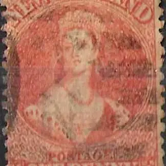 Queen Victoria, New Zealand 1864 1 Penny SG 112