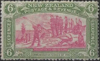 Christchurch Exhibition, New Zealand 1906 6d SG 373 ASC 69