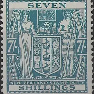 Coat of ARMs, New Zealand 1931 - 1956 7/- ASC A11