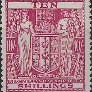 Coat of ARMs, New Zealand 1931 - 1956 10/- ASC A15
