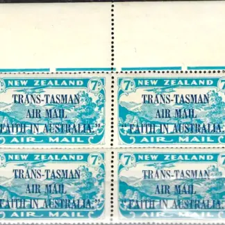 Trans-Tasman Air Mail, New Zealand 1934 7d SG 554
