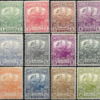 Caribou Pictorials, Newfoundland 1919 1c - 36c SG 130 - 141
