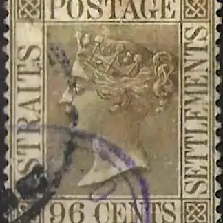 Queen Victoria, Straits Settlements, 1888, 96c, SG 71