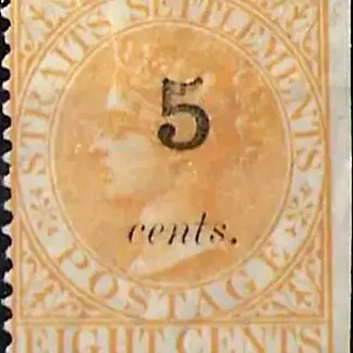 Queen Victoria, Straits Settlements, 1880, 8c, SG 41