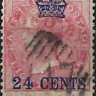 Queen Victoria, Straits Settlements, 1867, 8AN, SG 8