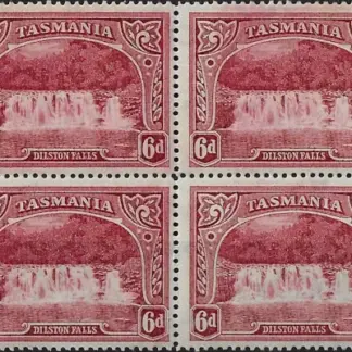 Dilston Falls, Tasmania, 1900, 6d, SG 236, ASC 41