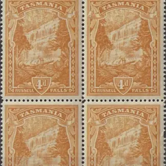 Russell Falls, Tasmania, 1900, 4d, SG 234, ASC 39b