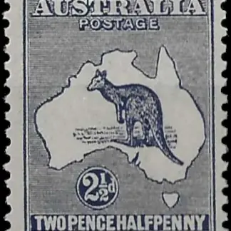 Kangaroos, Australia 1913, 2½d 1st WMK, SG 4