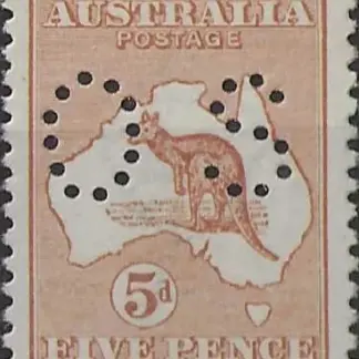 Kangaroos, Australia 1914, 5d, SG 022, ACSC 16bb