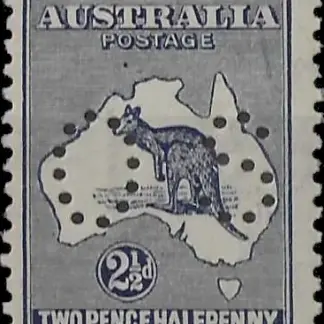 Kangaroos, Australia 1915-28, 2½d 3rd WMK, SG 044