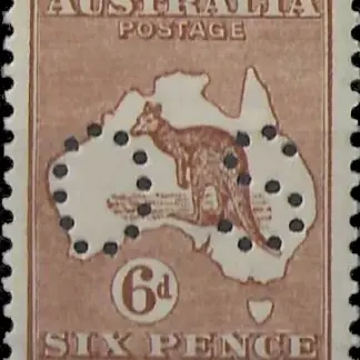 Kangaroos, Australia 1923-24, 6d 3rd WMK, SG 076