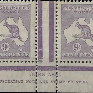 Kangaroos, Australia 1932, 9d C of A WMK, ACSC 29(3)za