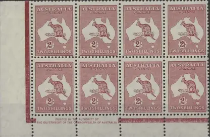 Kangaroos, Australia 1945, 2/-, ACSC 412 Die II