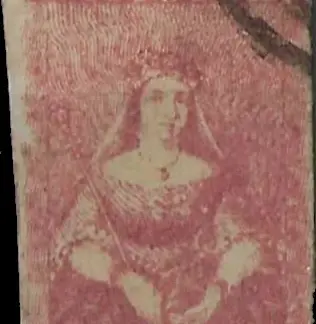 Queen Victoria, Victoria 1850, 1d Red-Brown, SG 5