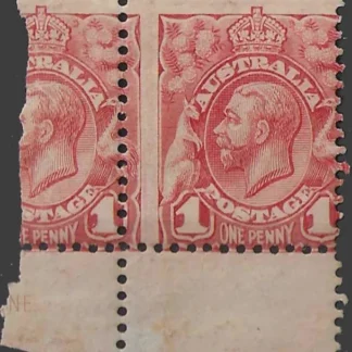 King George V, Australia 1914, 1d, SG 17, ASC 17