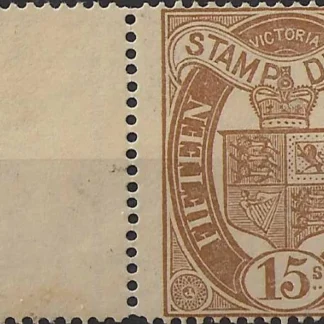 Stamp Duty CTO, Victoria 1885, 15/-, SG 273, ASC F24a