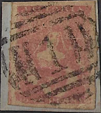 Queen Victoria, Victoria 1850, 1d, ASC 1b