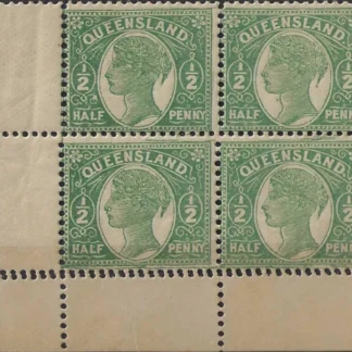 Queen Victoria, Queensland 1895, '½d, SG 223
