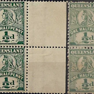 Queen Victoria, Queensland 1899 - 1905, '½d, SG 262/c