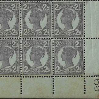 Queen Victoria, Queensland 1899, '2½d, SG 237, ASC 45a
