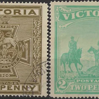 Patriotic Fund, Victoria 1900, 1d & 2d, SG 374/5, ASC 80/1