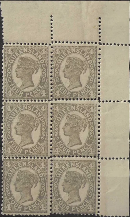 Queen Victoria, Queensland 1909, 4d, SG 294a, ASC 47a
