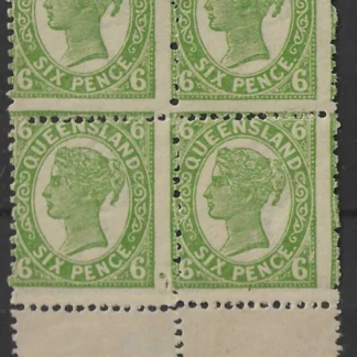 Queen Victoria, Queensland 1911, 6d, SG 307, ASC 49