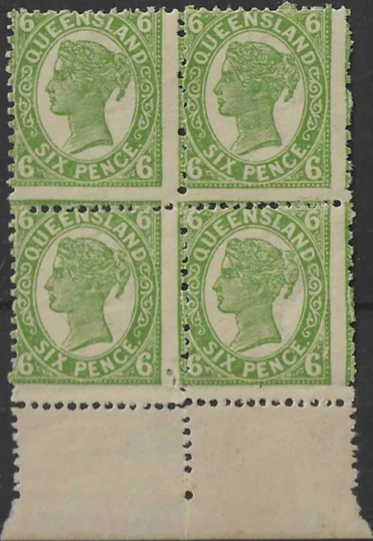 Queen Victoria, Queensland 1911, 6d, SG 307, ASC 49