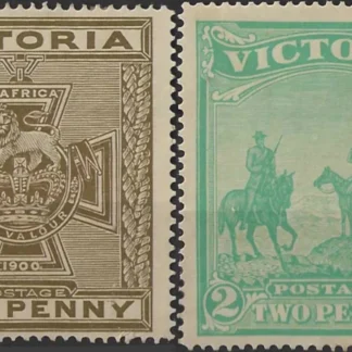 Patriotic Fund, Victoria 1900, 1d & 2d MINT