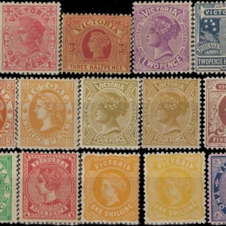 Queen Victoria, Victoria 1901-10, ½ - 2/-, ASC 83 - 94