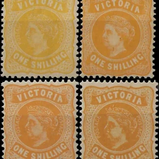 QV, Victoria 1906-8, 5/- Crown Over A(Inv. WMK), SG 425/a/b