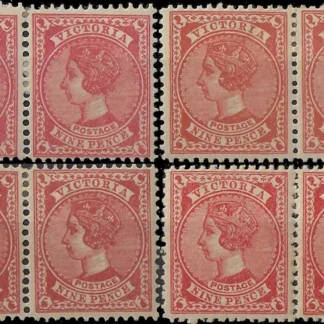 Queen Victoria, Victoria 1905-10, 9d, SG 424 - 424e, ASC 92