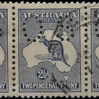 Kangaroo, Australia 1913, 2½d, ASC 11(2)da