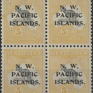 Kangaroo, N.W.P.I 1918-23, 5/- 3rd WMK, SG 116
