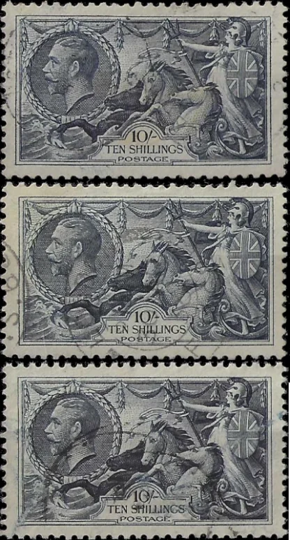 King George V, Great Britain 1934, 10/-, SG 452
