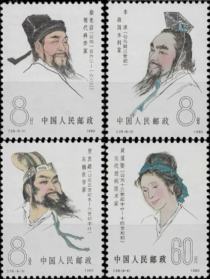 Scientists (Pictorials), China 1980, SG 3022 - 24