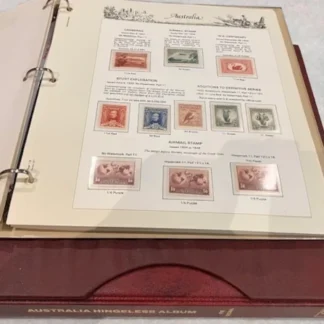Australian pre-decimal collection in Seven Seas illustrated album