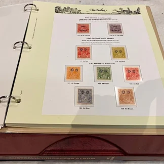 Australian pre-decimal collection illustrated album