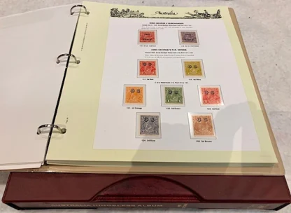 Australian pre-decimal collection illustrated album