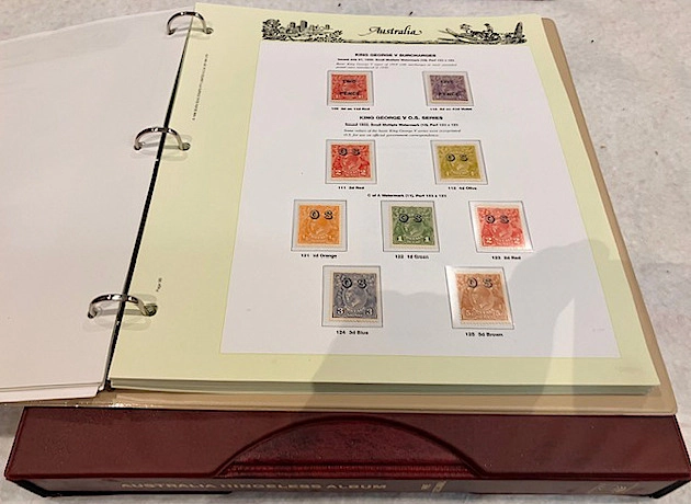 Australian pre-decimal collection illustrated album