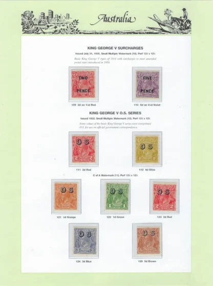 Australian pre-decimal collection illustrated album - Image 2