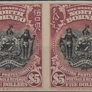 Postage & Revenue, North Borneo 1911, $10 , SG 182a
