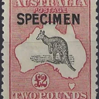 Kangaroos, Australia 1915 - 20, £2 3rd WMK, SG 45s