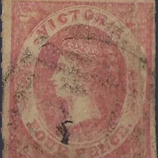Queen Victoria, Victoria 1857, 4d , SG 52, ASC 13a