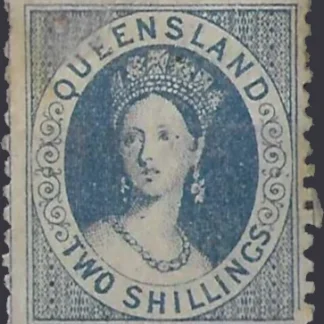 Queen Victoria, Queensland 1880, 2/- , SG 119