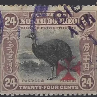 Postage Revenue, North Borneo 1916, 24c, SG 200